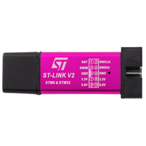 Programator ST-Link V2 do STM32 i STM8 różowy