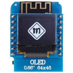 Wyświetlacz OLED 0,66" 64x48px dla Wemos D1 Mini