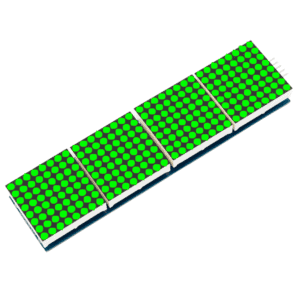 MAX7219 wyświetlacz matrycowy LED 32x8 zielony
