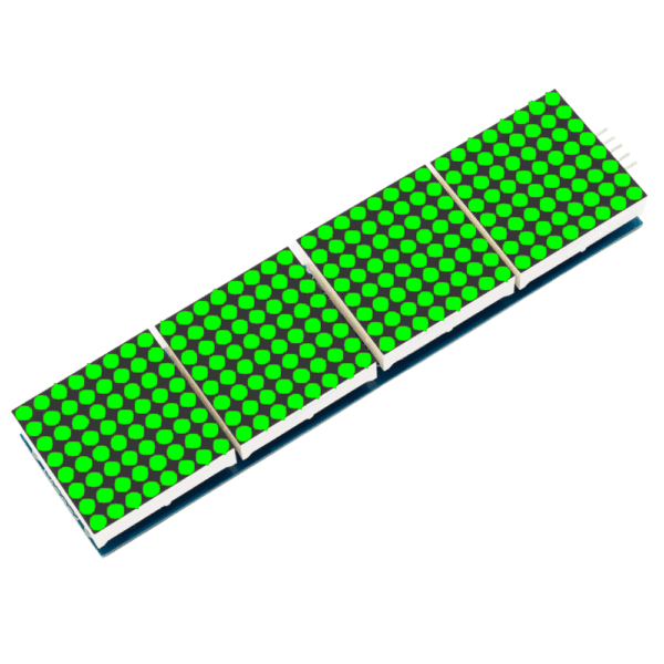 MAX7219_4MATRIX_green
