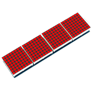 MAX7219 wyświetlacz matrycowy LED 32x8 CZERWONY