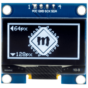 Wyświetlacz OLED 1,3" 128x64px I2C biały