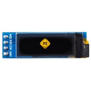 Wyświetlacz OLED 0,91" 128x32px I2C żółty