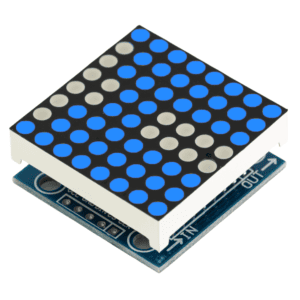 Wyświetlacz Matryca LED 8x8 MAX7219 LED niebieski