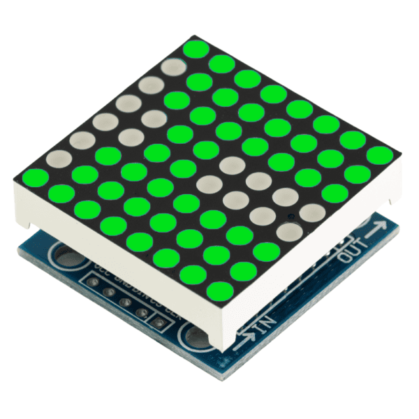 Wyświetlacz Matryca LED 8x8 MAX7219 LED GREEN