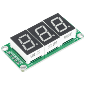 Wyświetlacz LED 3 cyfry HC595