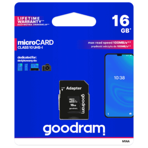 Karta pamięci microSD 16GB UHS-I Goodram z adapterem