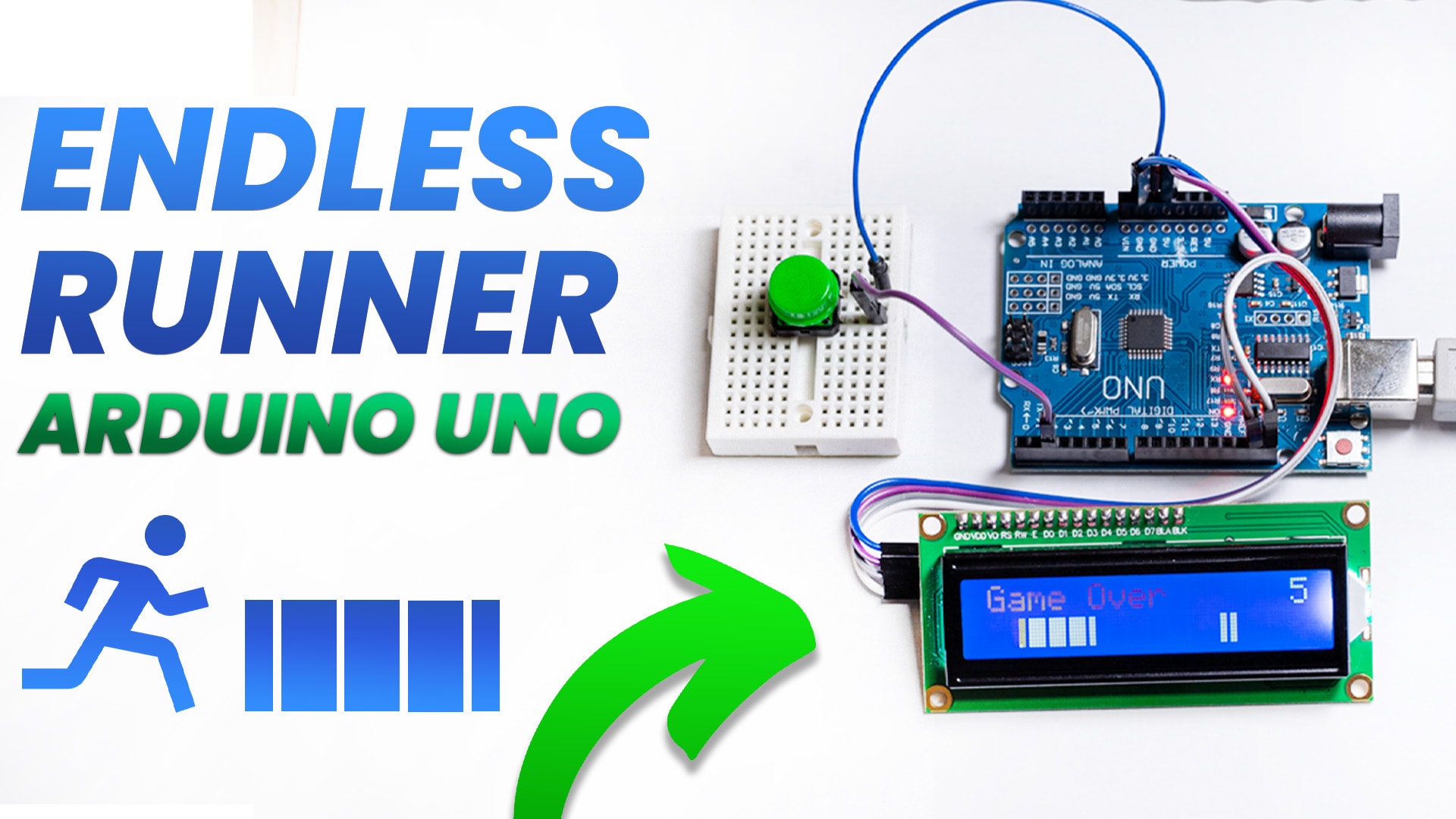 PROSTA GRA na arduino uno – endless runner