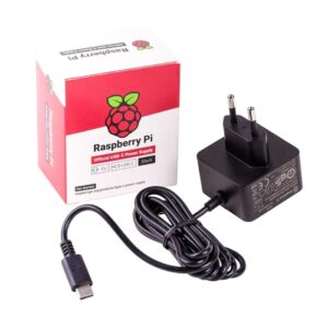 Raspberry Pi USB-C Power Supply oficjalny zasilacz do Raspberry Pi 4 5,1V / 3A czarny