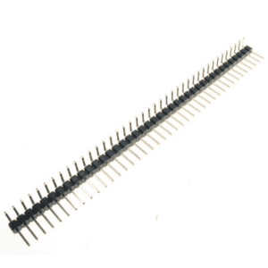 Wtyk goldpin 1x40 kątowy raster 2.54mm