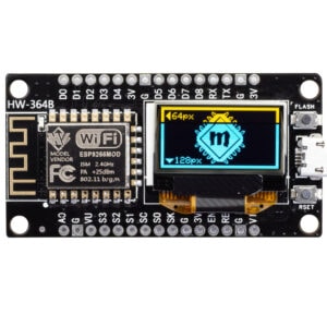 ESP8266 NodeMCU z wyświetlaczem OLED 0,96" 128x64px I2C CH340 z USB Micro