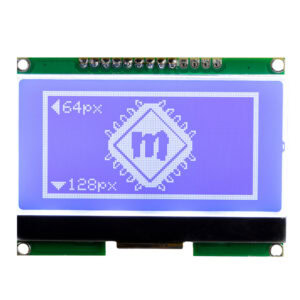 Wyświetlacz LCD 128x64px niebieski SPI ST7565R