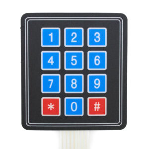 Klawiatura membranowa numeryczna 12 przycisków 3x4