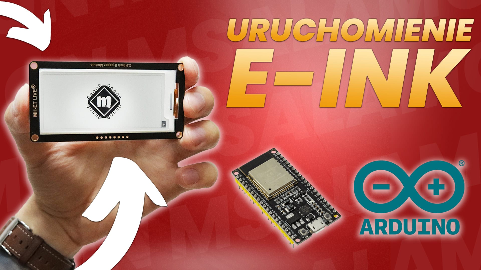 Instrukcja uruchomienia wyświetlacza e-papier – Uruchomienie e-ink krok po kroku W Arduino IDE