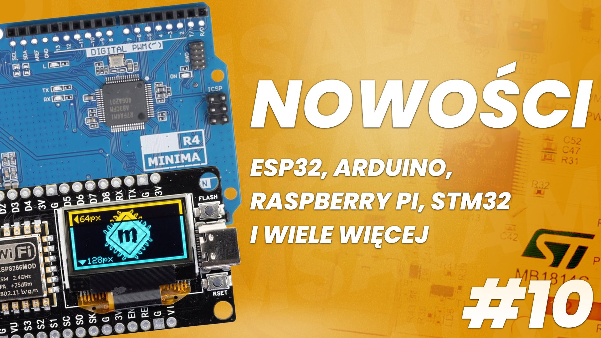 Nowości w sklepie msalamon #10 – ESP32, Arduino, Raspberry Pi, STM32 i wiele więcej
