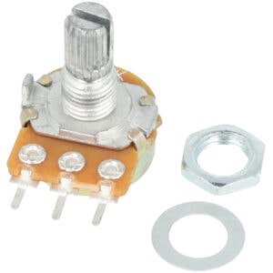 Potencjometr Liniowy Obrotowy B10K 10K Ohm L=15mm