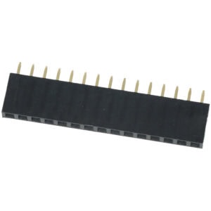 Gniazdo goldpin 1x15 pin żeńskie proste 2.54mm