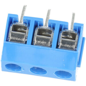 Złącze śrubowe ARK 3-pin 5.08mm KF301-3P niebieskie