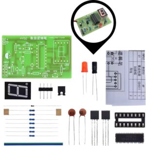 DIY elektroniczny tester stanów logicznych z wyświetlaczem LED – zestaw do nauki lutowania