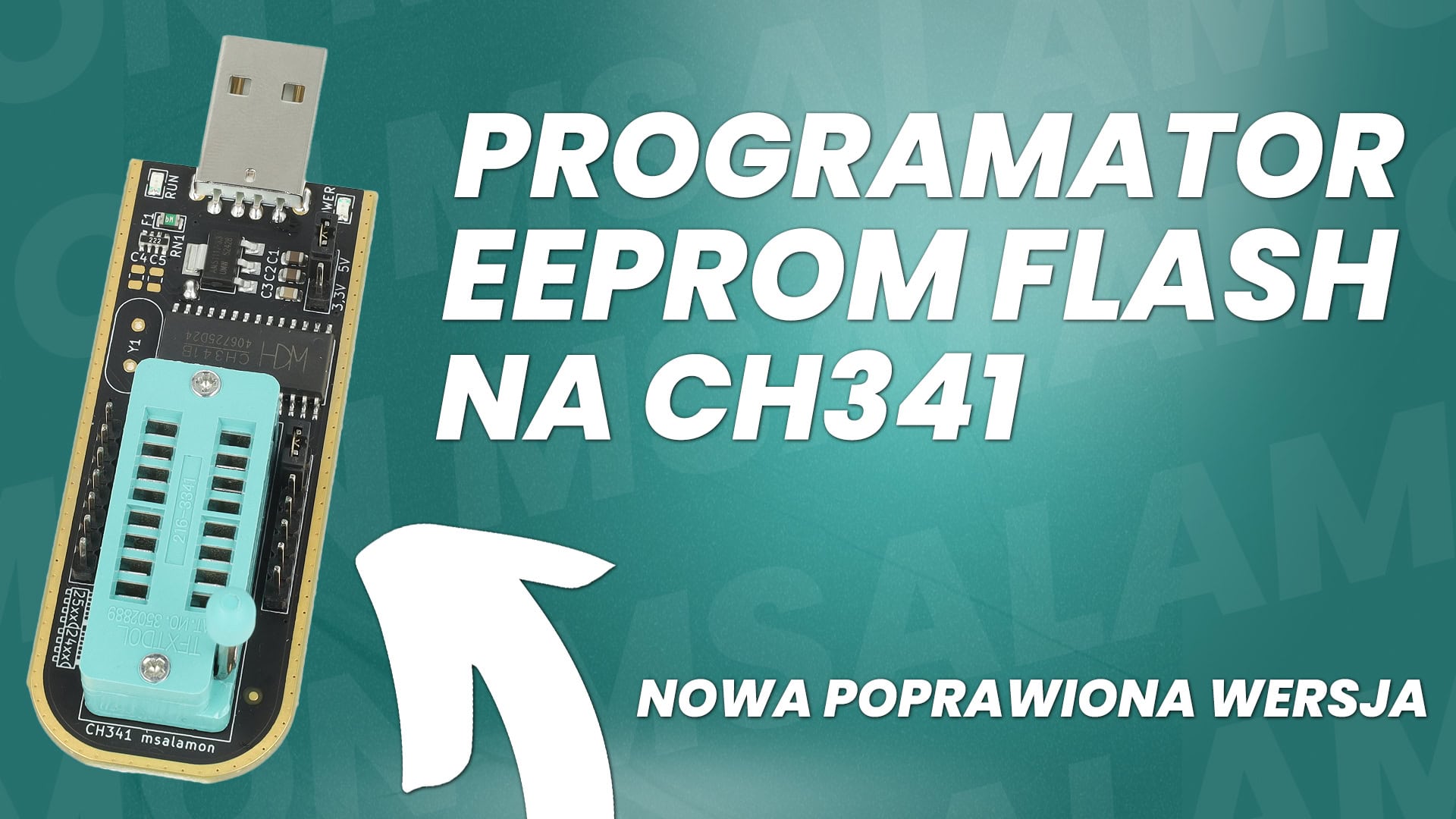 Programator EEPROM FLASH na CH341 nowa poprawiona wersja