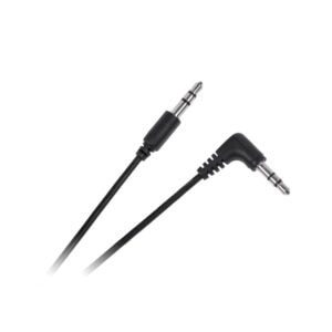 Kabel JACK 3.5 wtyk - JACK 3.5 wtyk 0.5m kątowo-prosty Cabletech standard